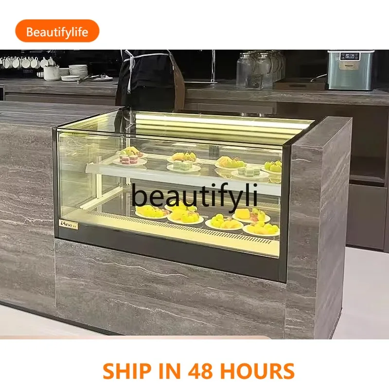 

Coffee Shop Baking Shop Built-in Bar Dessert West Point Refrigerated Display Cabinet Freezer H