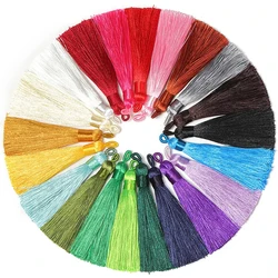 5/10pcs Silk Tread Tassel Brush 8cm Tassel Fringe for Jewelry Making Diy Earring Pendant Charm Handmade Home Decoration Crafts