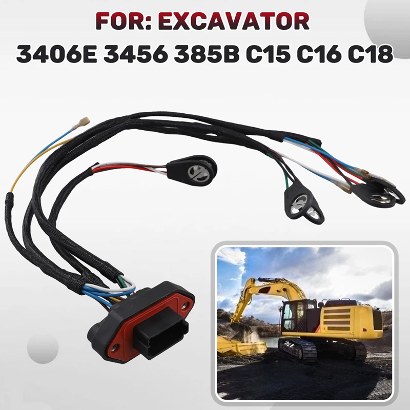 Excavator Engine Fuel Injector Harness Wiring 122-1486/425-6526 For ISUNO 980G 988G Caterpillar 3406E 3456 385B C15 C16