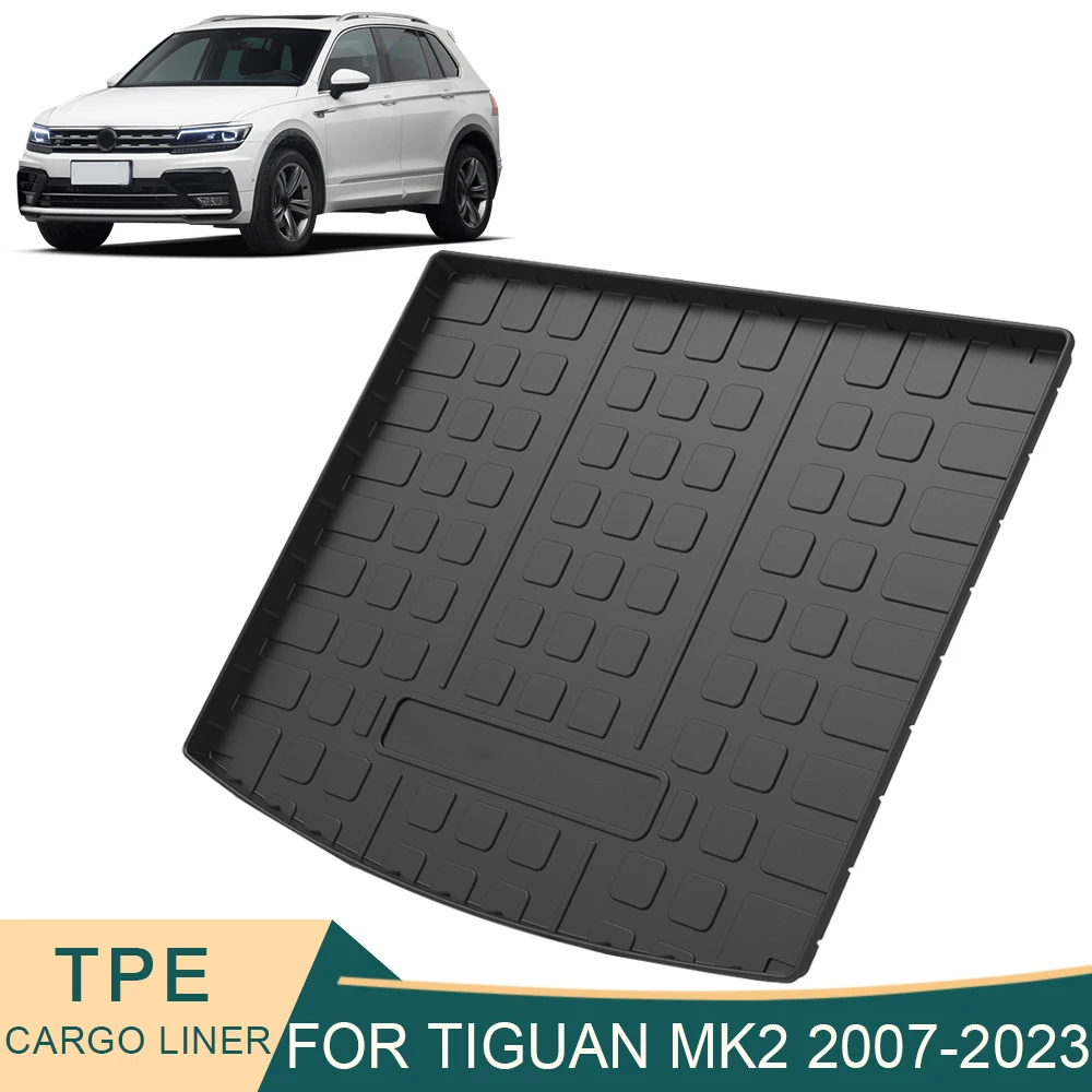 

For Volkswagen Tiguan 5N MK1 MK2 2010-2023 Car Cargo Liner All-Weather Non-slip Trunk Mats Boot Tray Carpet Interior Accessories