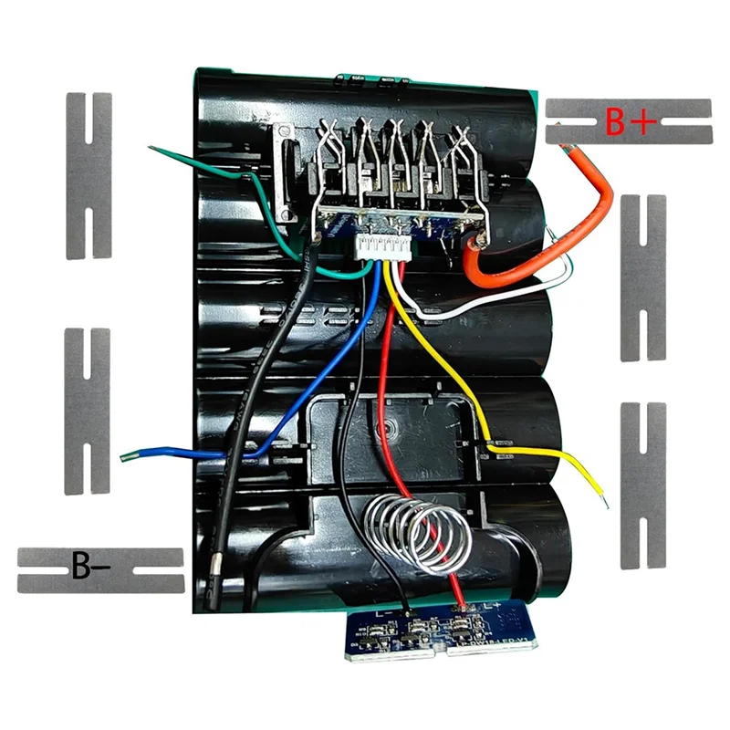 

A15F-20V 5-ячеечный аккумулятор 18650, пластиковый корпус, запасные части для компактной батареи макс. 20 В DCB203 DCB201 DCB200