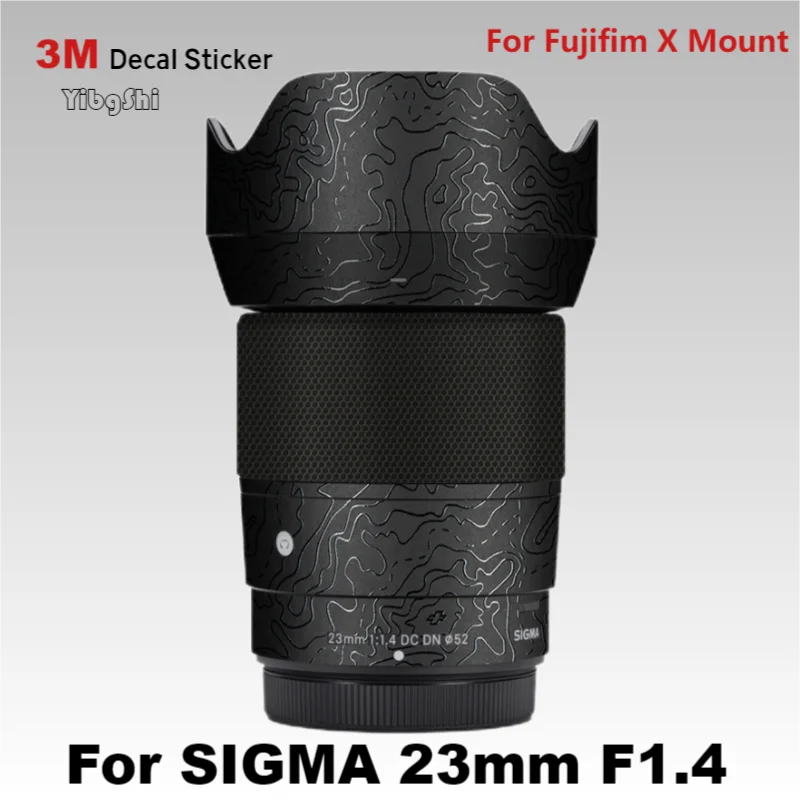 

For SIGMA 23mm F1.4 DC DN For Fujifim X Mount Lens Sticker Protective Skin Decal Vinyl Wrap Film Anti-Scratch Protector Coat