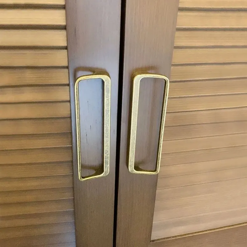 Maniglie per mobili vintage Manopole per porte dell'armadio in bronzo antico Maniglie per libreria retrò Maniglia per guardaroba per camera da letto Accessori per mobili