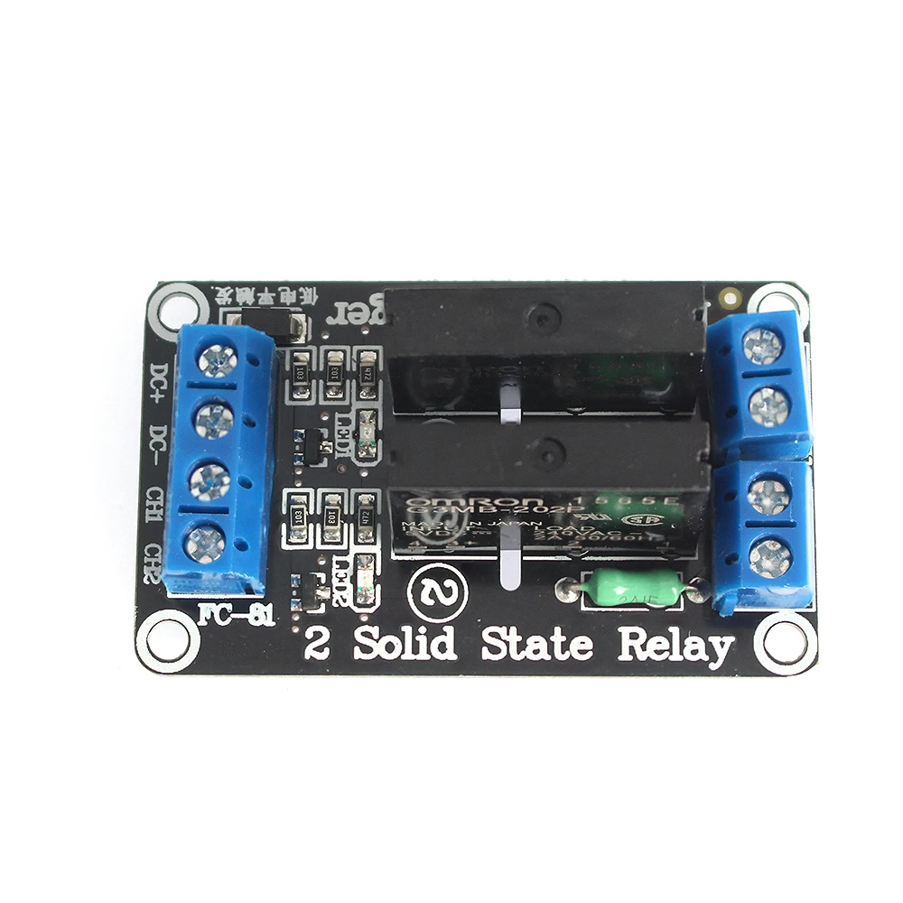 1PCS 5V ต่ําระดับโมดูลรีเลย์ 1 2 4 8 ช่อง Solid State Relay โมดูล 240V 2A พร้อมฟิวส์ Resistive สําหรับ Arduino