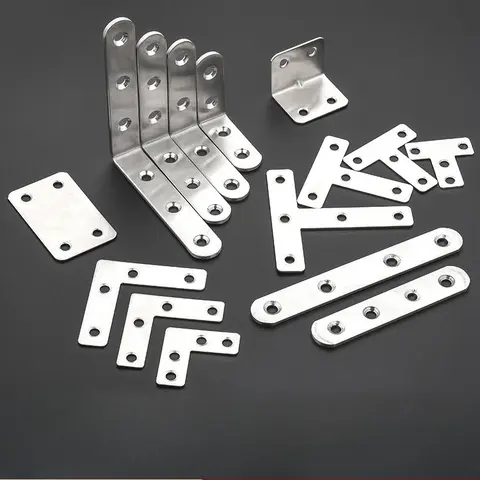Thickened stainless steel corner brace,layer plate bracket,layer plate connector,L-shaped right-angle bracket90degrees wholesale