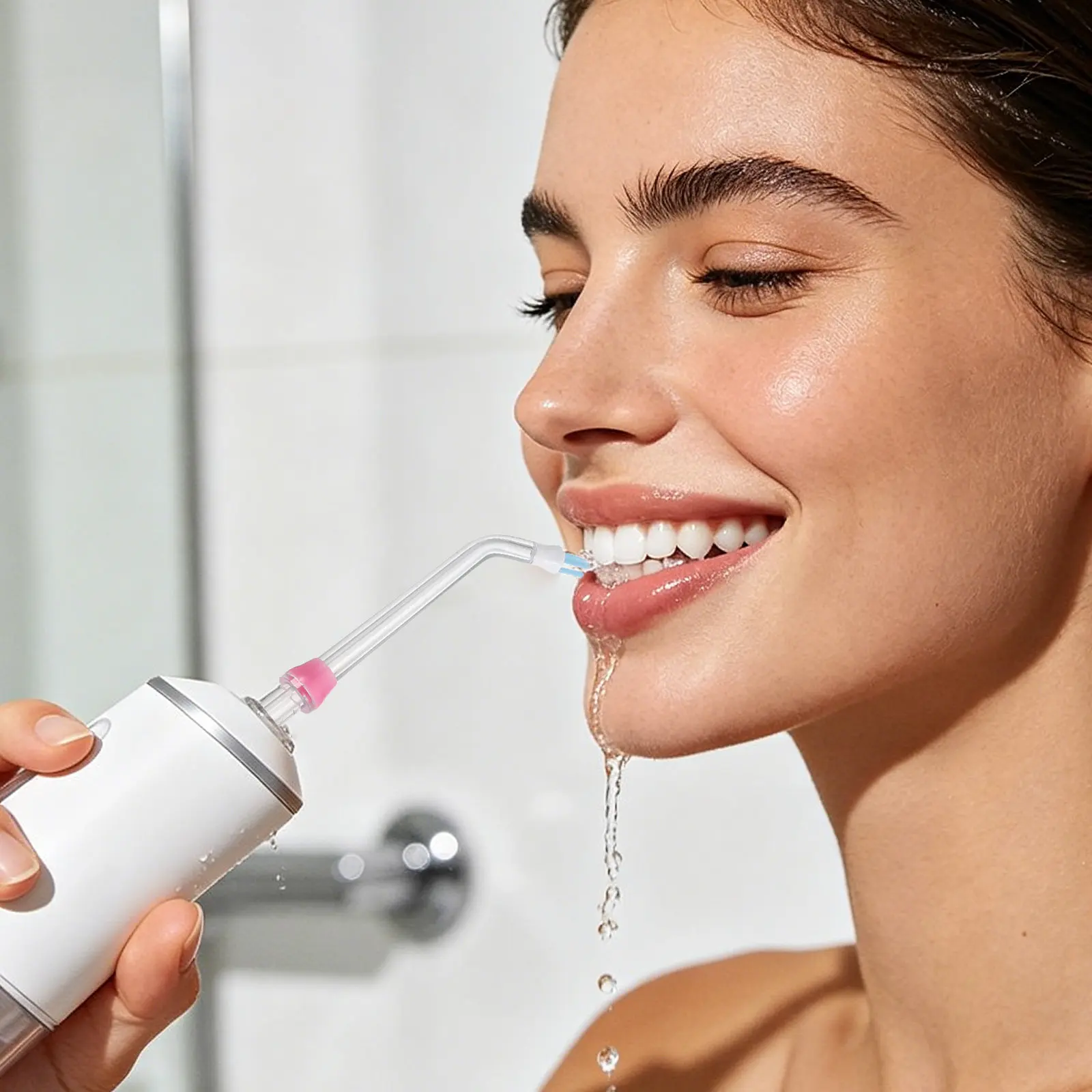 8Pcs Water Flosser Replacement Heads Universal Nozzles Precision Jet Tips for Deep Oral Cleaning Dental Irrigator Accessories