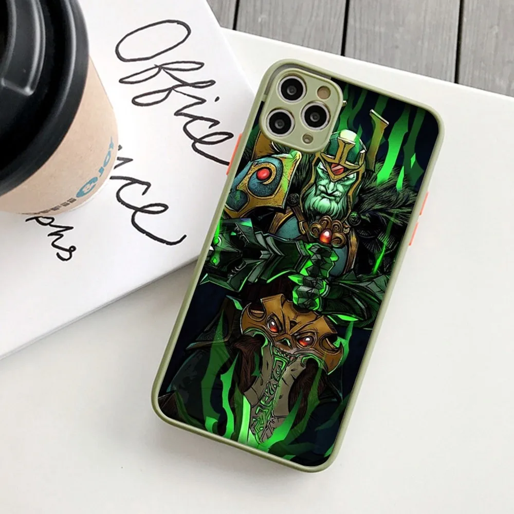 Hot Game D-Dota 2 Phone Case For IPhone 14 11 12 13 Mini Pro Max 8 7 Plus X XR XS MAX Translucent Matte Cover