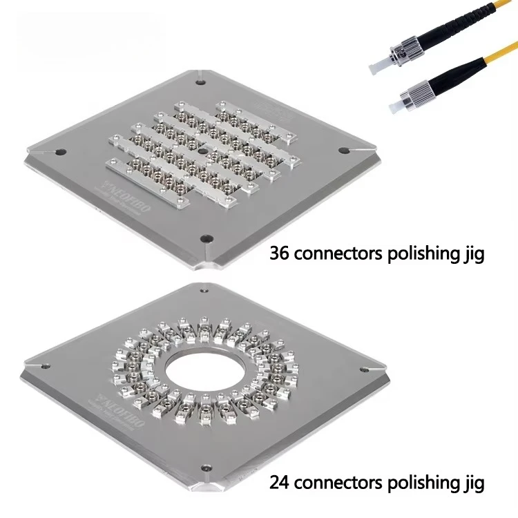 FC-PC-24 Optical Fiber Fc/pc Connector Plate Holder for Fiber Patch Cord Fiber Optic Polishing Fixture