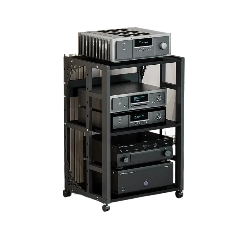 Multi-layer household adjustment spacing bracket, audio shelf, cabinet rack