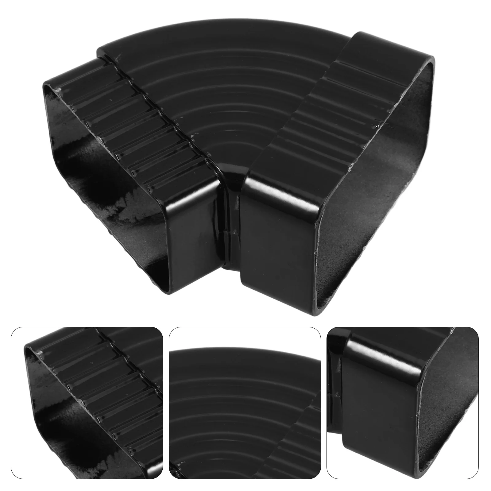 Rainwater Pipe Gutter Parts Accessory Downspout Adapter Diverter Connector for Drainage Aluminum Alloy