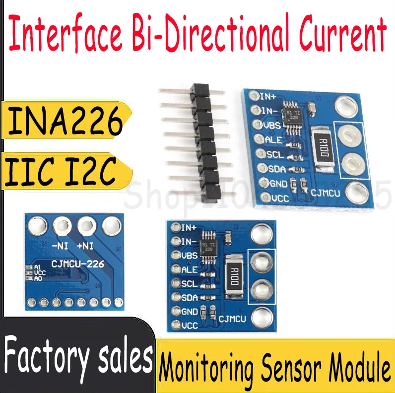 

INA226 INA231 IIC I2C Interface Bi-Directional Current/Power Monitoring Sensor Module