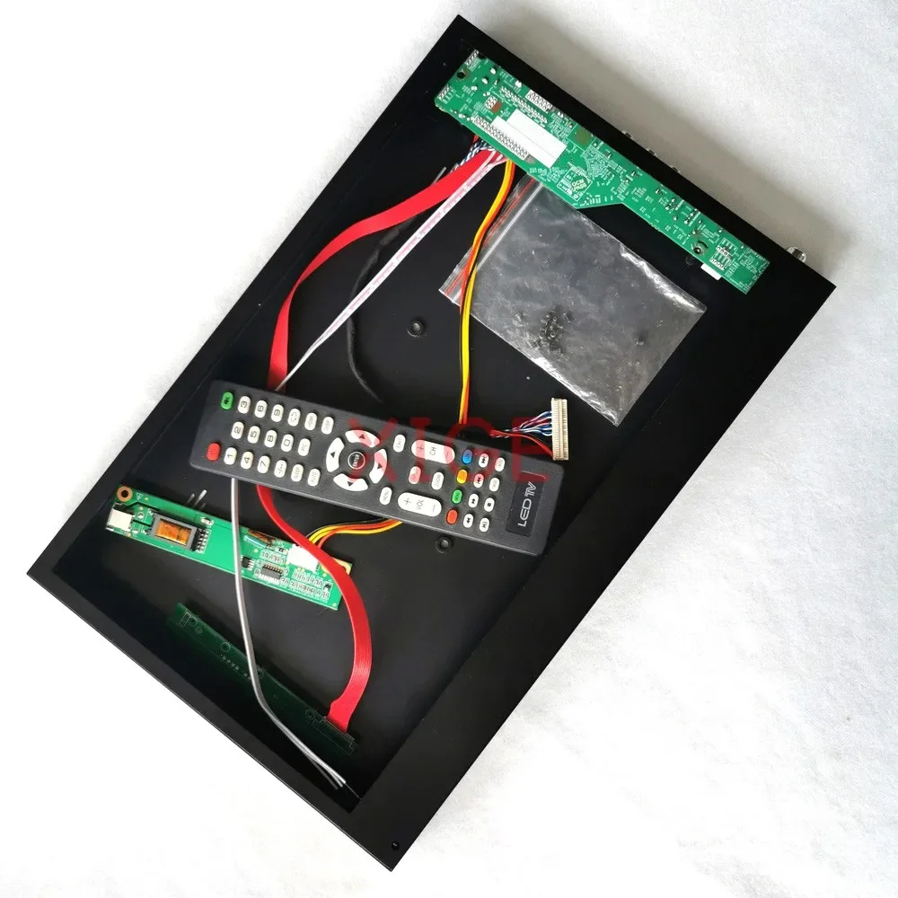 

For QD15TL04 QD15TL07 QD15TL09 Analog TV Driver Board+Metal Case 1CCFL LVDS 30 Pin 15.4" 1280*800 Kit VGA HDMI-Compatible AV USB