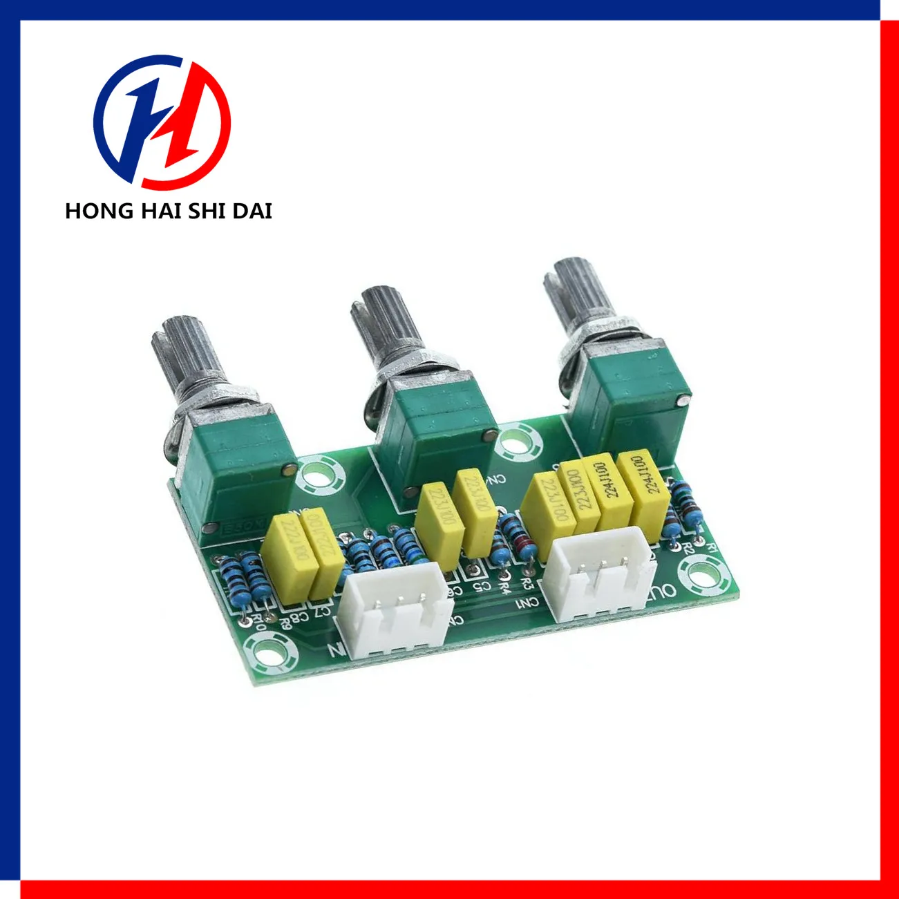 GREATZT XH-M802 Amplifier Board High and Low Voltage Mixer Tone Board Volume Control Subwoofer PCB Adjustment Amplificador