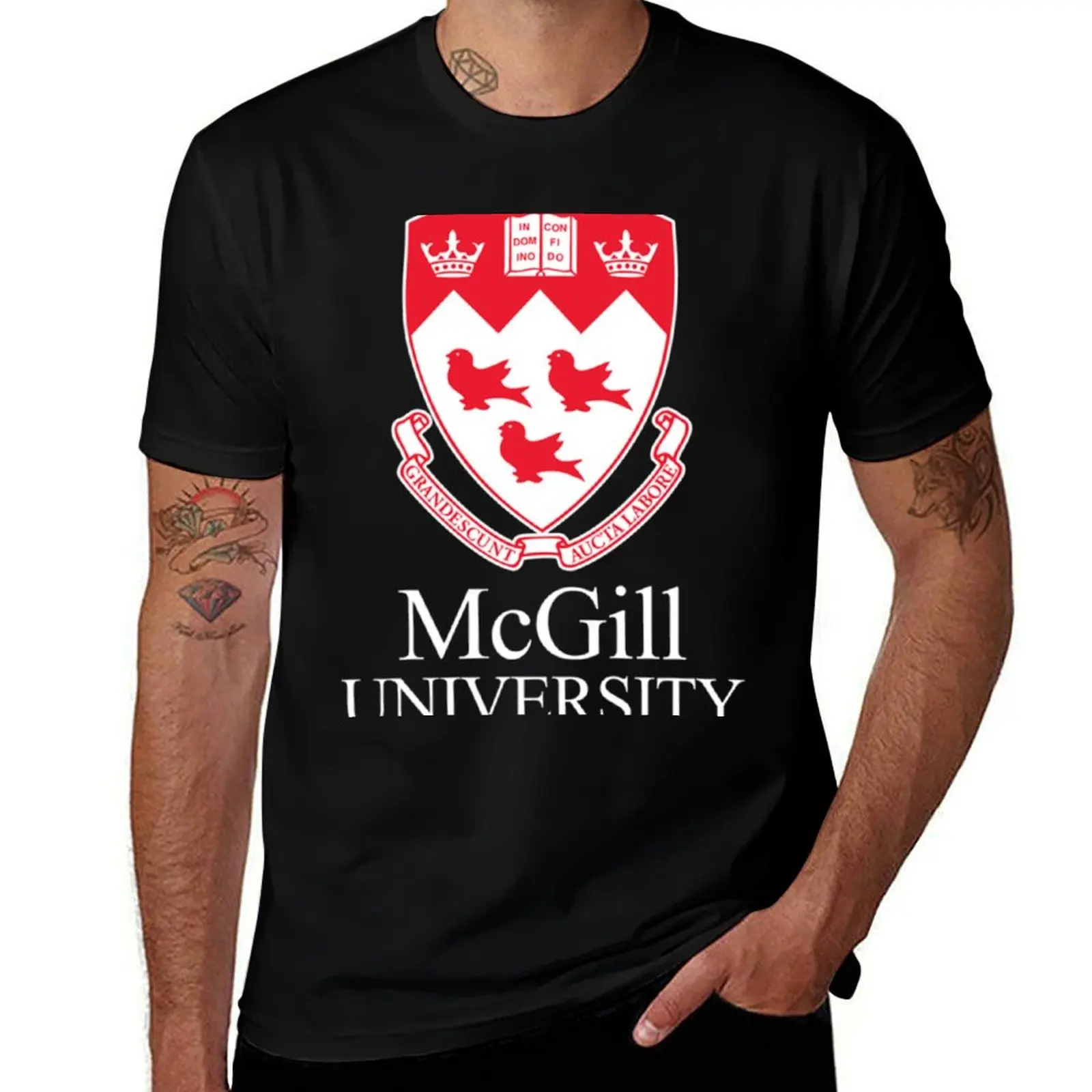 

McGill University Classic T-Shirt Worker Basic Short Sleeve Tee