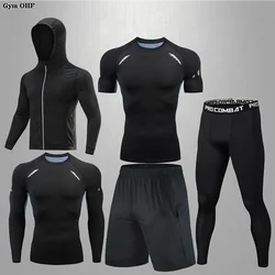 Zestaw bokserski koszulka kompresyjna spodnie 3D drukuj Rashguard Jiu Jitsu Bjj Kickboxing koszulka Muay Thai MMA Fightwear Fitness Sport zestaw