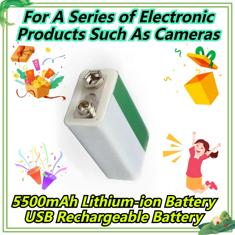 

5500mAh Lithium-ion Battery USB Rechargeable Battery For A Series of Electronic Products Such As Cameras