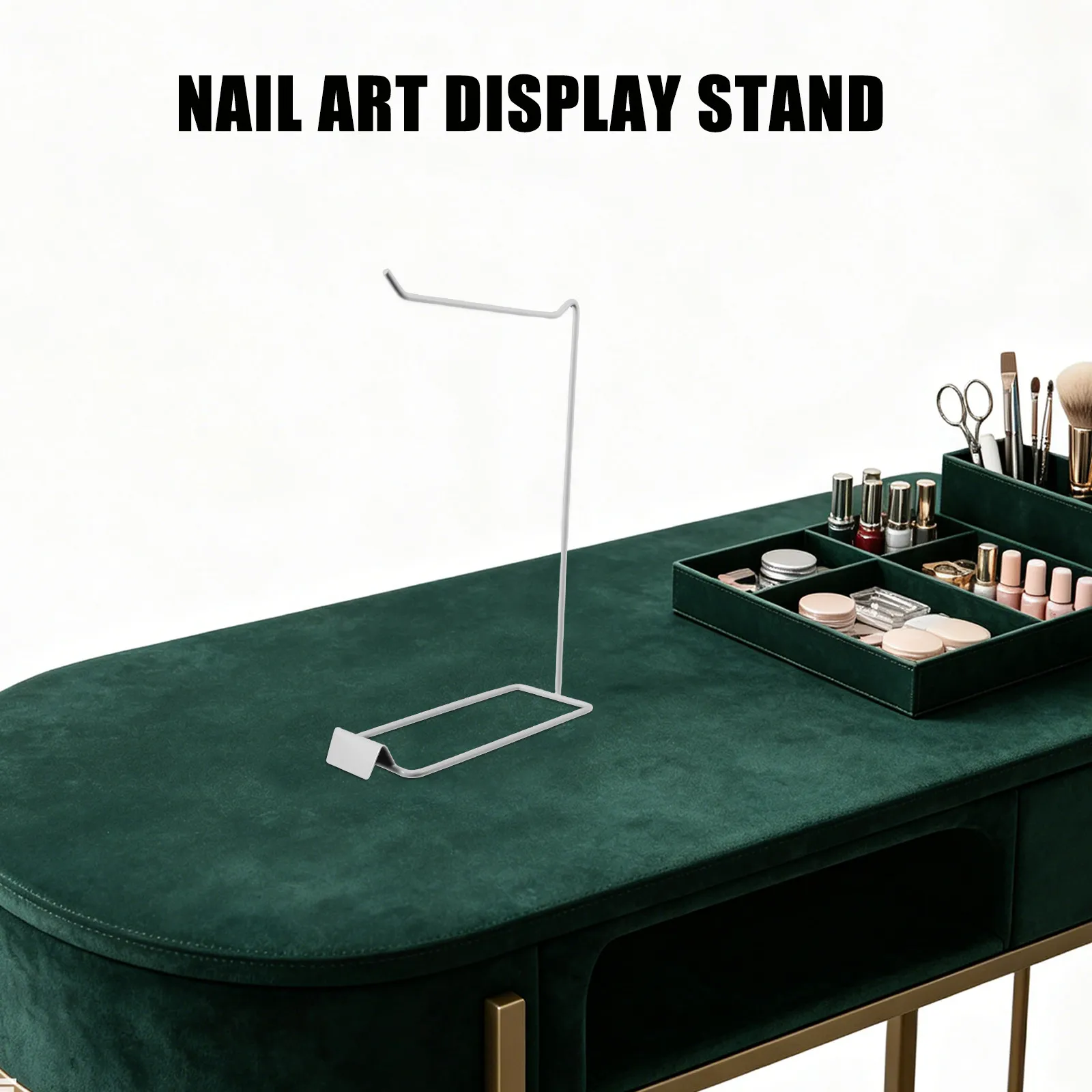 

Professional Metal Nail Color Display Modular Rack for Salon Nail Art Showcase Gel Polish Sample Board Holder