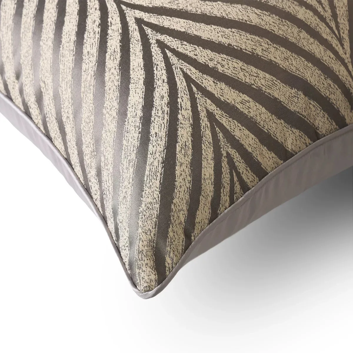 Contemporary Home Decorative Gray Herringbone Geometric Pillow Cover Throw Cushion Cover Office Chair Gift Floor 45x45cm 1 Pc