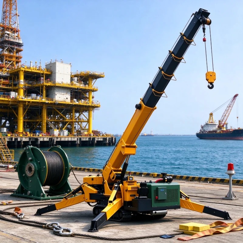 Mini Spider Crane Compact Hydraulic Lifting Equipment for Indoor Construction and Industrial Material Handling
