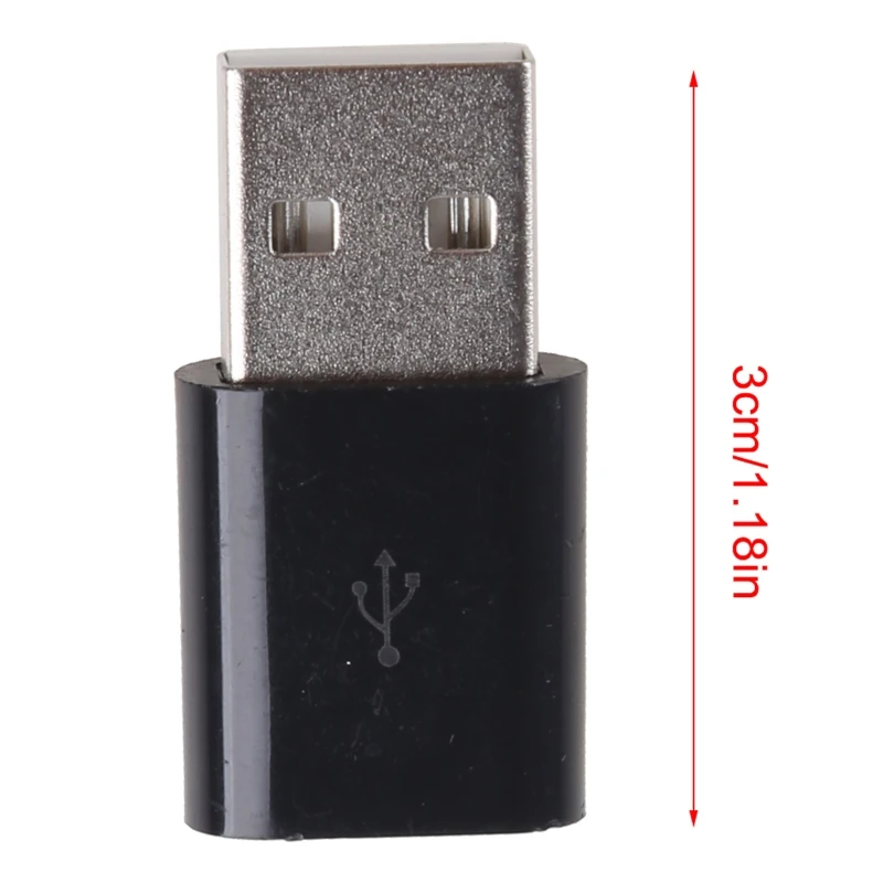 USB 2.0 Male to Micro USB Female Adapter Converter For Micro USB Fan Card Reader
