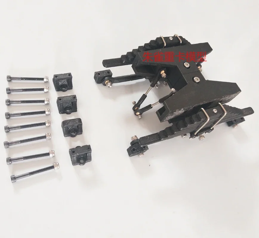 Rear Drive Axle/through-axle Suspension Assembly Kit for 1/14 Tamiya RC Truck Trailer Scania 770S Benz Actros Volvo MAN Car Part