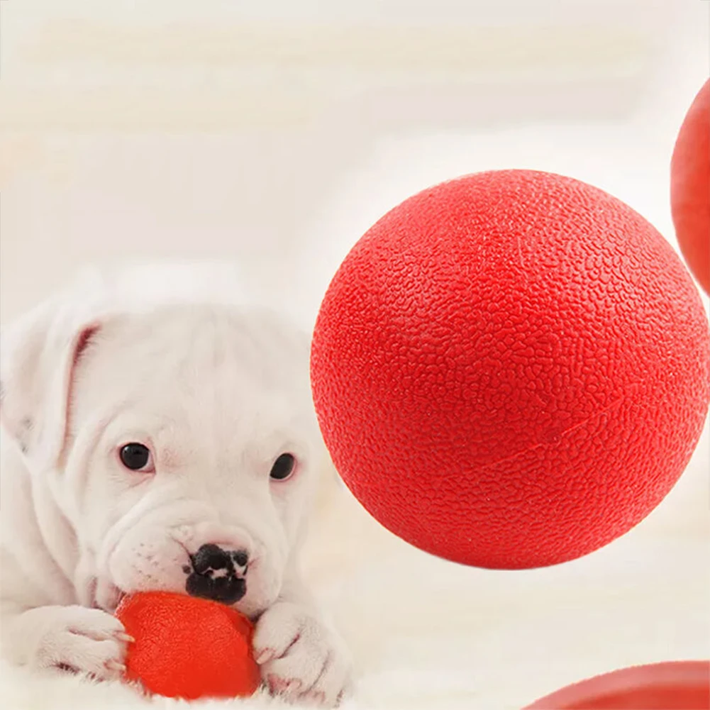 Hund Hüpf bälle unzerstörbar tropfen fest Voll gummi Bouncing Ball Bite Training für mittelgroße Hundes pielzeug Zubehör