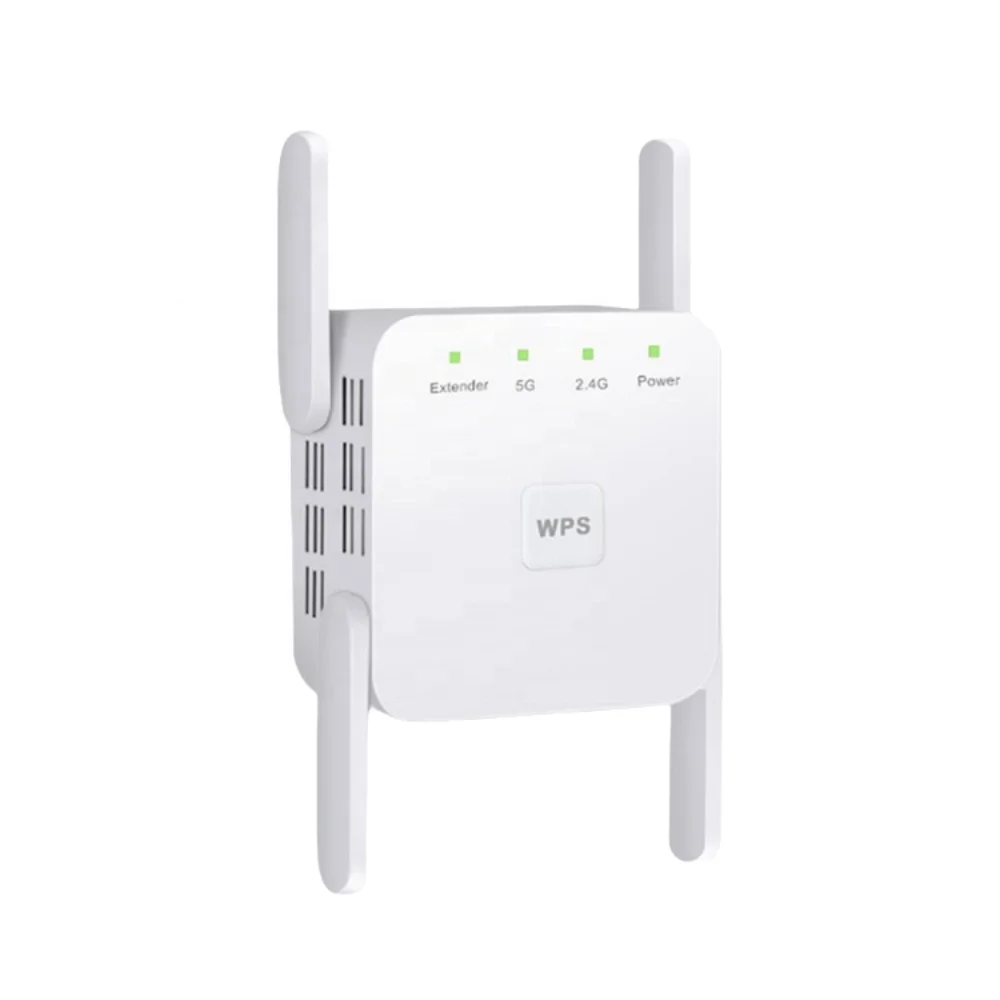 AC1200Mbps Mobile Network Booster Cell Phone Signal 2.4G 5G Wifi Repeater Wifi Range Extender