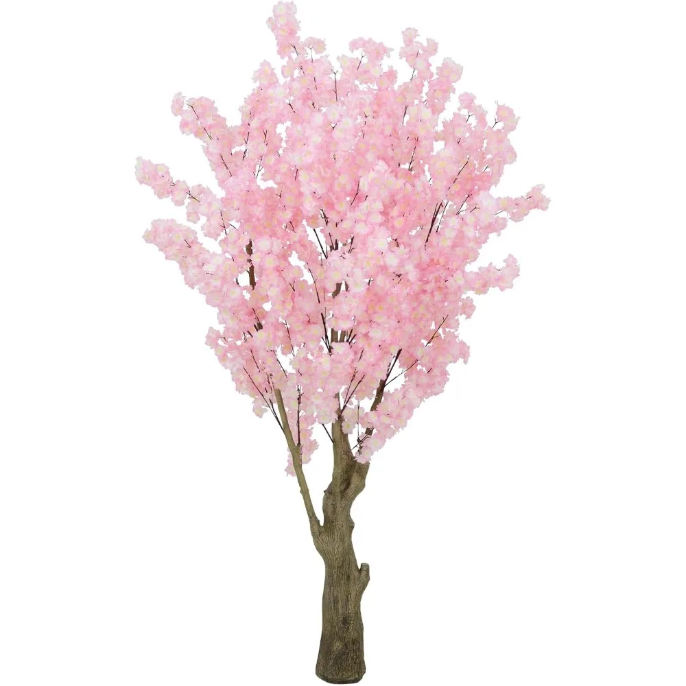 

Fake Cherry Blossom Trees in The Shape of Tree Stumps, Artificial Plants for Home Offices, Parties, and Weddings