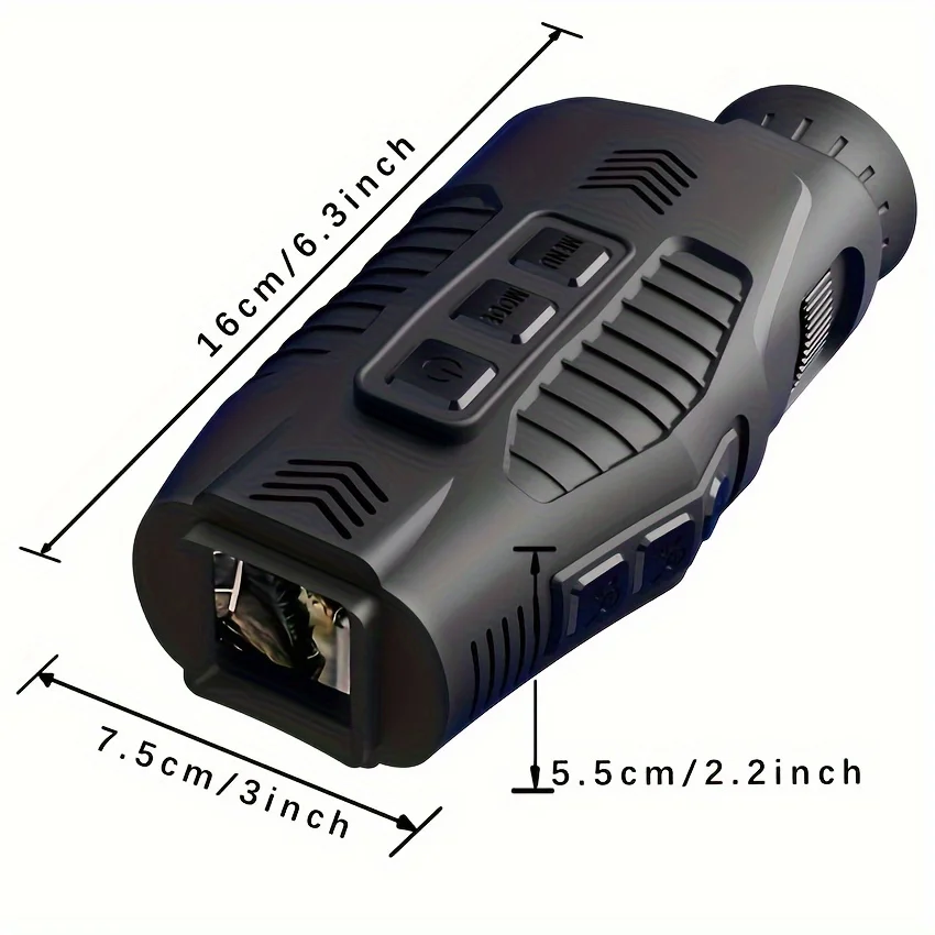 HD Monocular Night Vision Device Telescope R11 Infrared 6X Digital Light Zoom Hunting Full Darkness Outdoor Exploring and Night