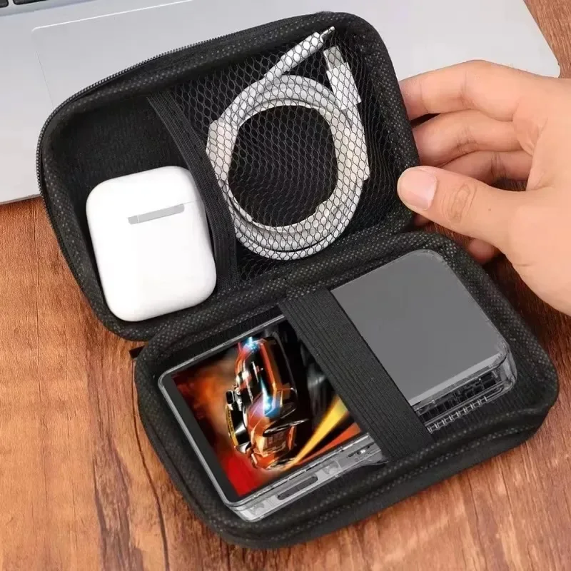 Custodia protettiva per console di gioco rigida in EVA per custodia per cavo dati per auricolari R36S Accessorio di gioco Pellicola protettiva per console R36S