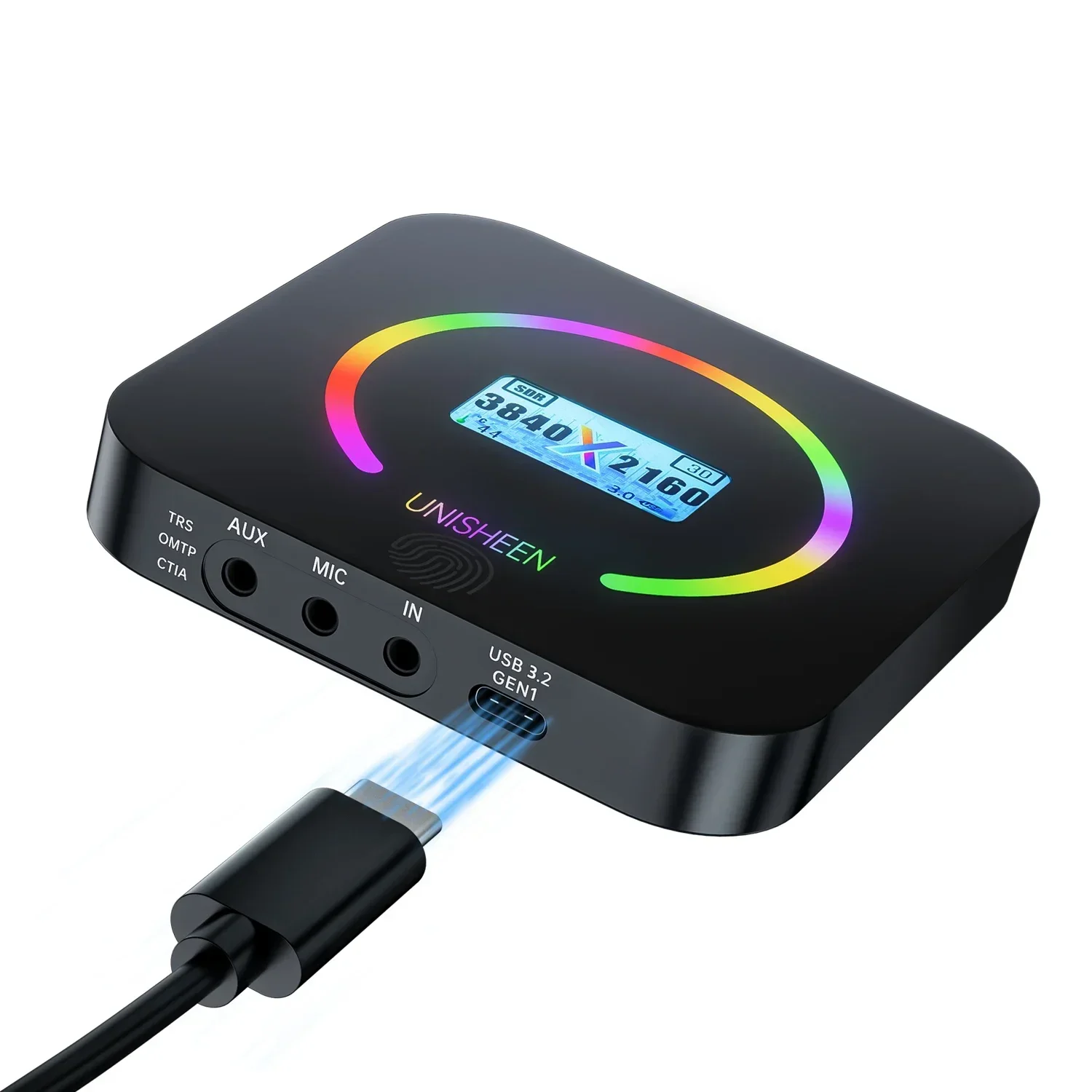 2026 OBS Vmix Wirecast Hdmi XSplit AMCAP Live Streaming Broadcast VLC 4KP60 HRD VRR VIDEO CAPTURE Box Unisheen