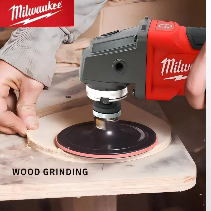 ميلووكي 125 مللي متر فرش زاوية طاحونة تلميع آلة قطع لا قفل مجداف التبديل أدوات كهربائية لاسلكية