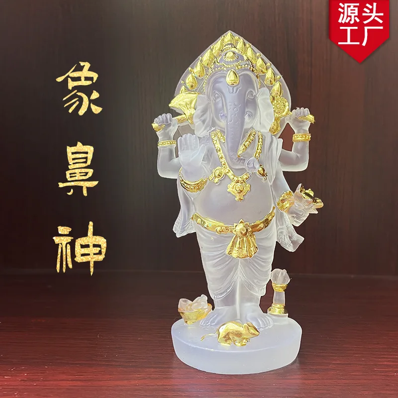 Elephant Trunk Divine Water Glass Thailand Head Southeast Asia Buddha Elephant Trunk Origin Factory Standing Elephant