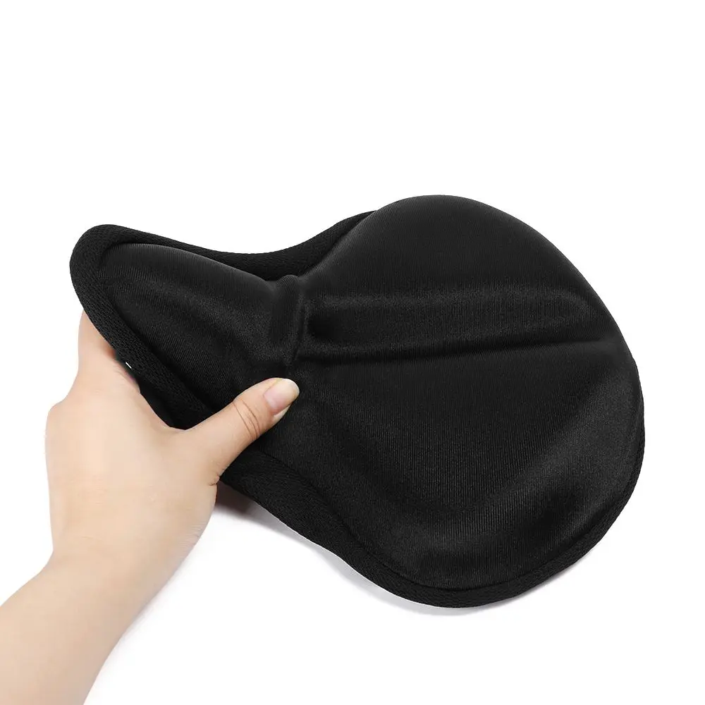 

Дышащая уличная мягкая утолщенная широкая подушка для велосипедного сиденья с большим поясом, аксессуары для велоспорта, гелевая подушка, силиконовый чехол на седло