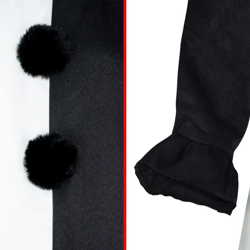 Terrifier Art The Clown Costume Mask Suit Cosplay Horror Evil Joker Hat maschere in lattice tuta Halloween Carnival Party puntelli