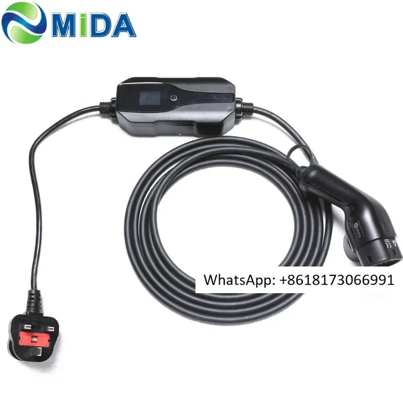 MIDA car European standard on-board charging British standard mode 2 13A/16A/32A household adjustable current