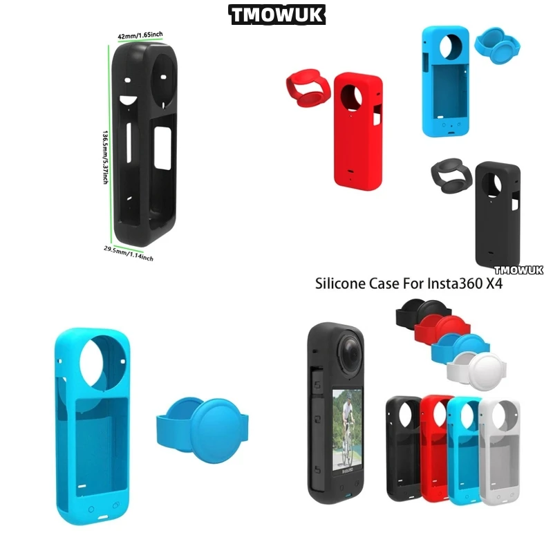 

For Insta360 X4 Anti-Scratch Panoramic Camera Silicone Protector Sleeve Cover, Durable Amp; Reliable