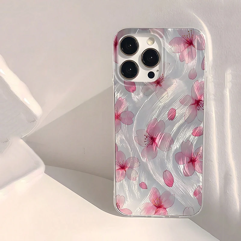 Coque de téléphone de luxe à fleurs roses argentées, étui pour Honor X9A 5G X9B X9C X9 X8 X8A X8B X6 X6B X7C X5 400 200 Magic 7 6 5 4 Lite