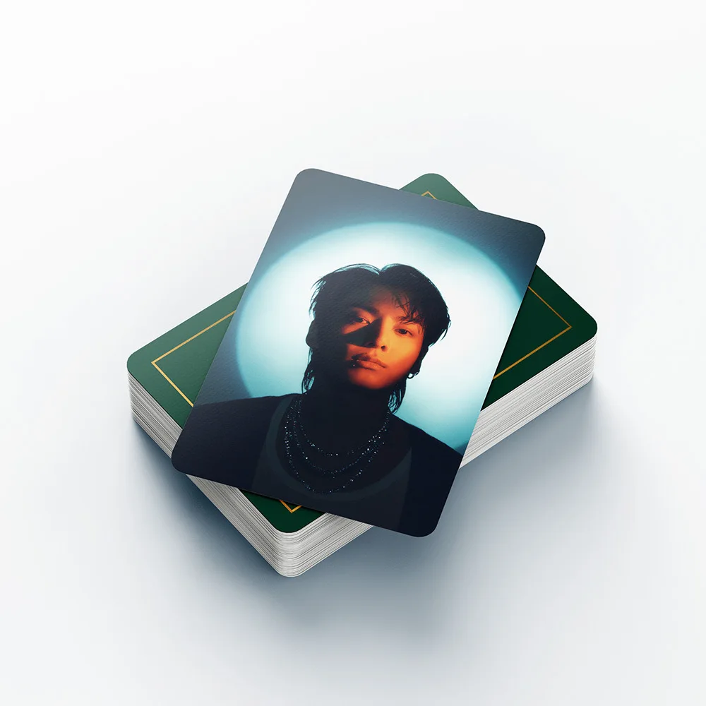 55 Korean Entertainment Male Idol Group Mini Cards, Support Merchandise Card, First GOLDEN Album, Lomo Card Fan Collection Gift image 4