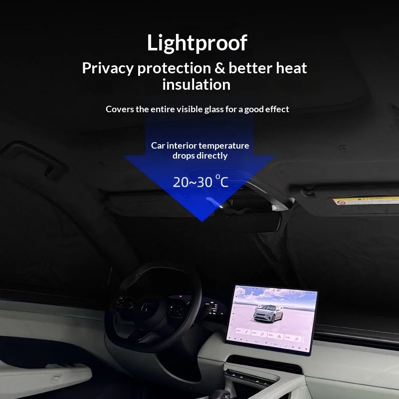 Fit For Zeekr 001 2021-2026 Car Specialized Car Window Sun Shade Privacy Curtain Sun Visor Interior Camping