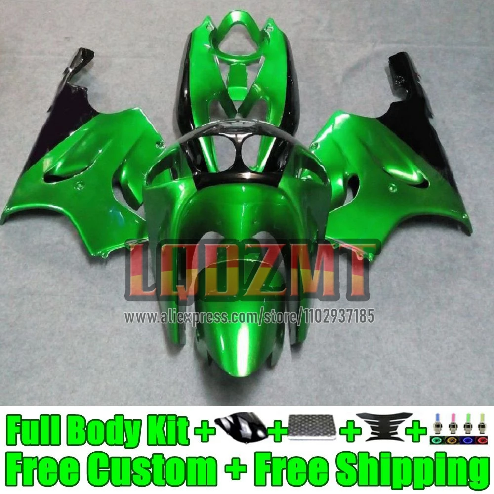 Green pearl ZX-7R For KAWASAKI NINJA ZX750 ZX 7R 7 R 44No.12 ZX7R 1996 1997 1998 1999 2000 2001 2002 2003 ZX-750 96 03 Fairing