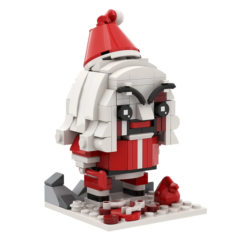 Gobricks MOC Christmas theme Clown Model Building Blocks Art the Clown Christmas Action Figure Brick DIY Assembled Toy Kids Gift