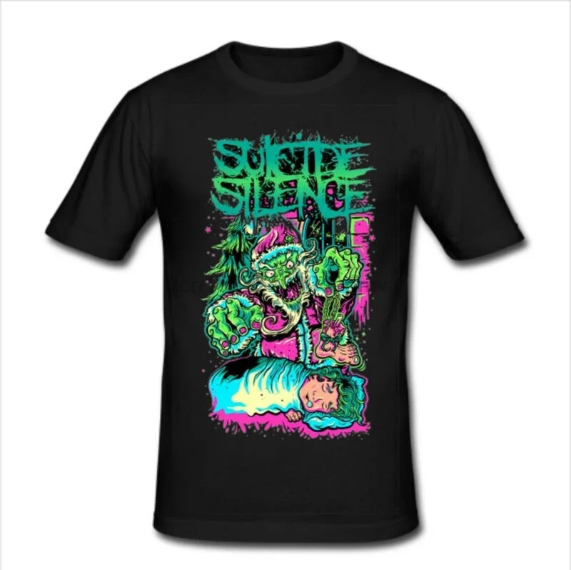 

Men'S Slim Fit T Shirt Size Smlxl2Xl Suicide Silence 4
