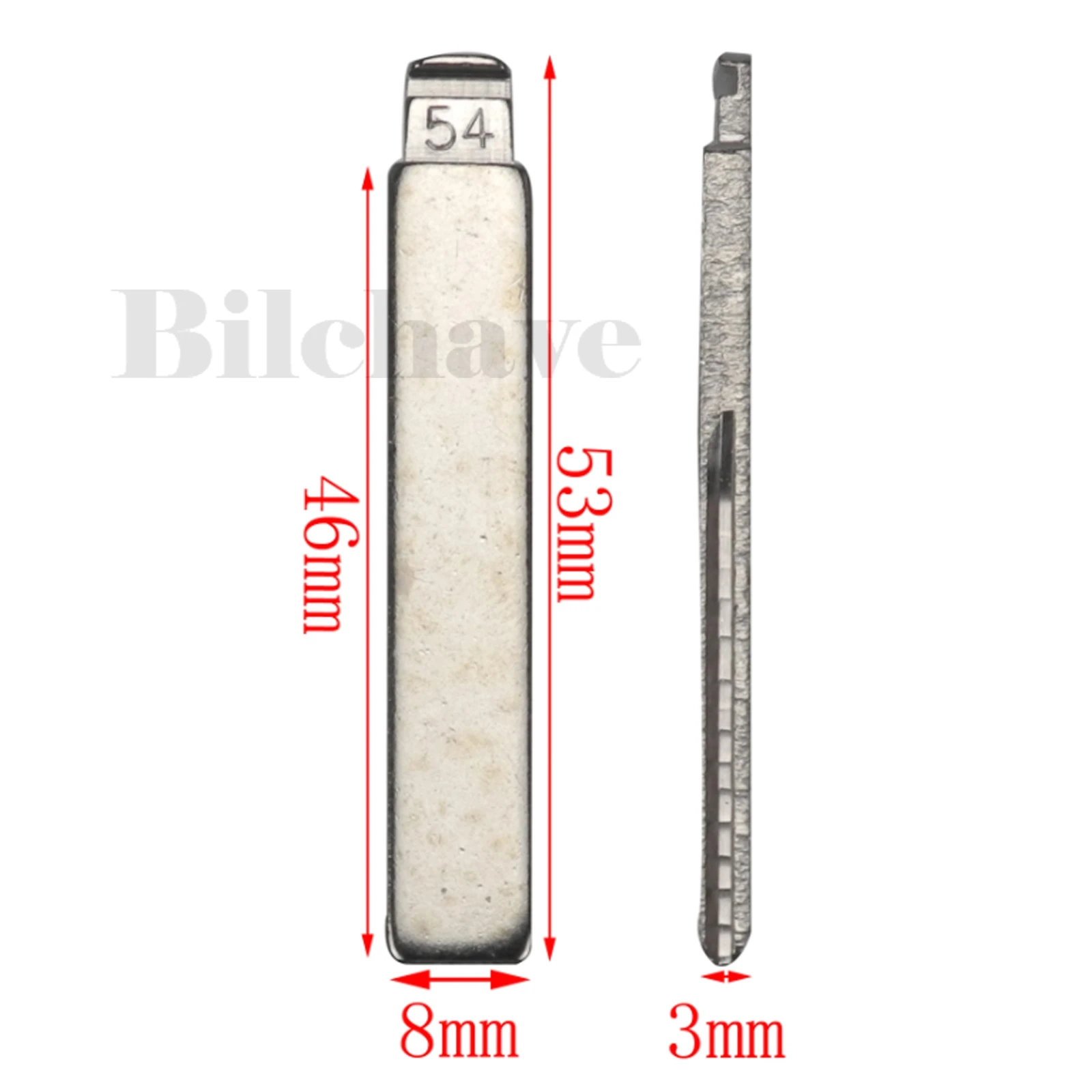 Jingyuqin HCA/HU83 Flip Folding Car Key Blade Fob For Citroen Peugeot Modified Car Key Blank #54 With Groove
