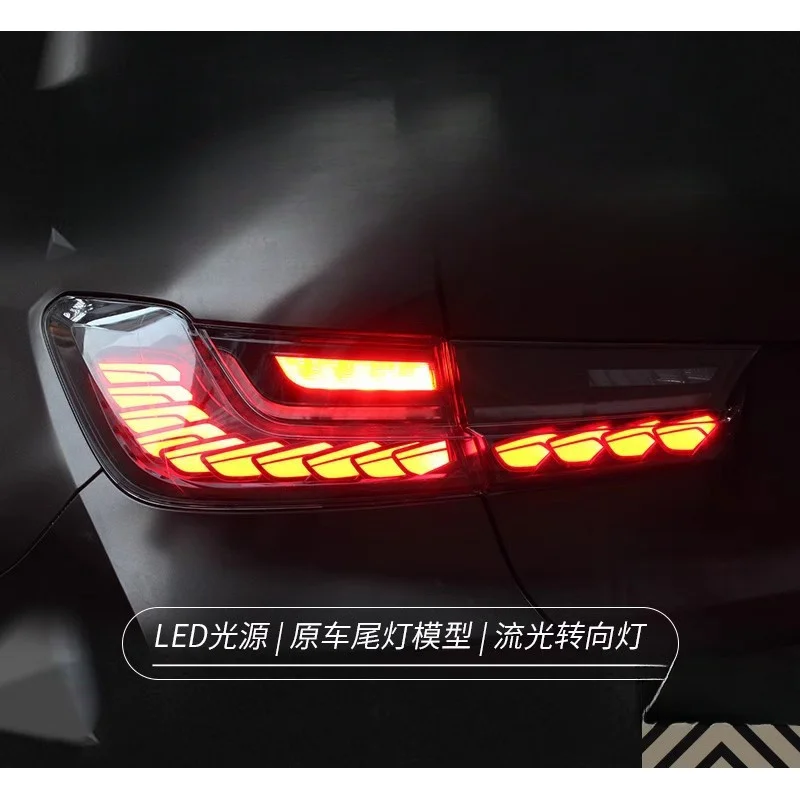 Suitable for BMW 19-20 Model 3 G20 Tail Assembly G28 Modified 3 Series LED Dragon Scale Flowing Turn Signal Light