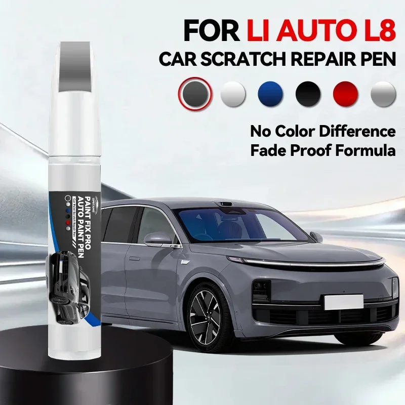 

Car Exclusive Purpose For LI AUTO L8 1990-2026 Paint Repair Pen Touch Up Scratch Remover DIY Auto Accessories Black White Silver