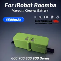 14.4V/14.8V Lithium Ion Battery For iRobot Roomba Cleaner 6500mAh 900 800 700 600 Series 960 980 981 965 895 695 631 690 680 BMS
