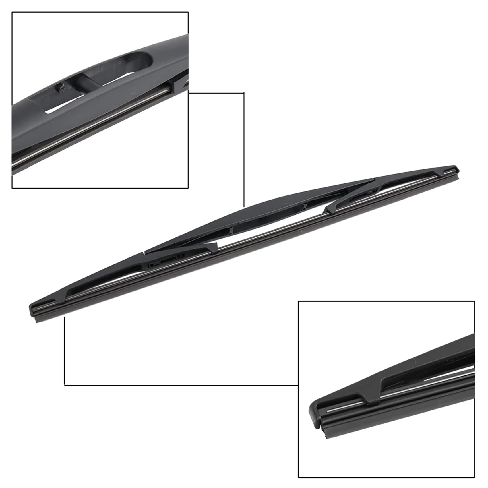 YGF-qRear Windshield Wiper Blade Arm Set for Honda Fit Jazz 2014-2019 Windshield Wiper Arm with Blade