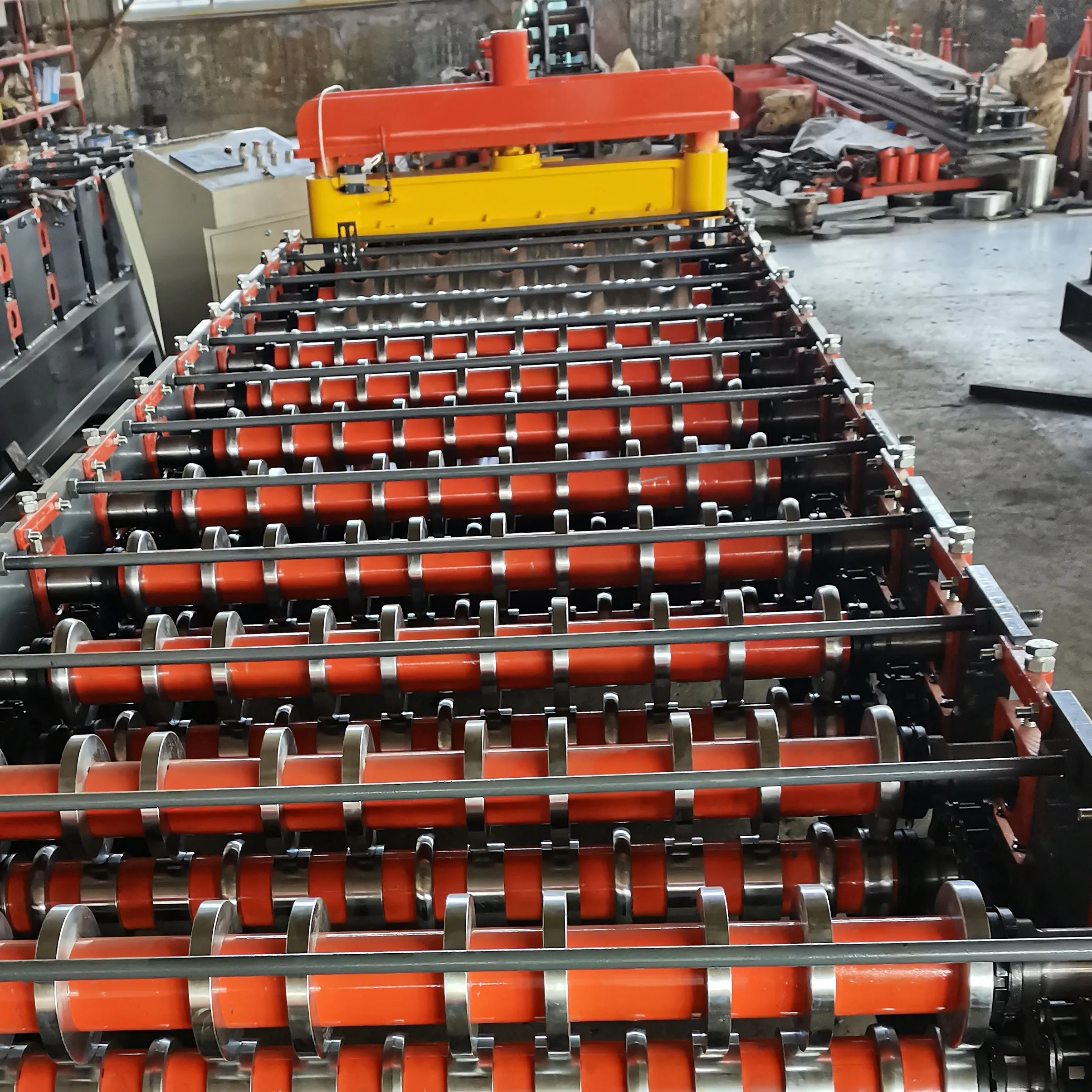 Export Standard Metal Tile Roofing Sheet Roll Forming Machine