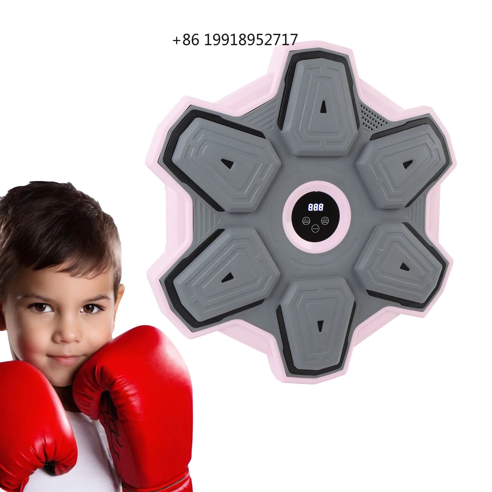 Music Punching Target Six Targets BT Adaptive Difficulty Quiet Boxing Wall Target Gym Music Punching Target JJ42